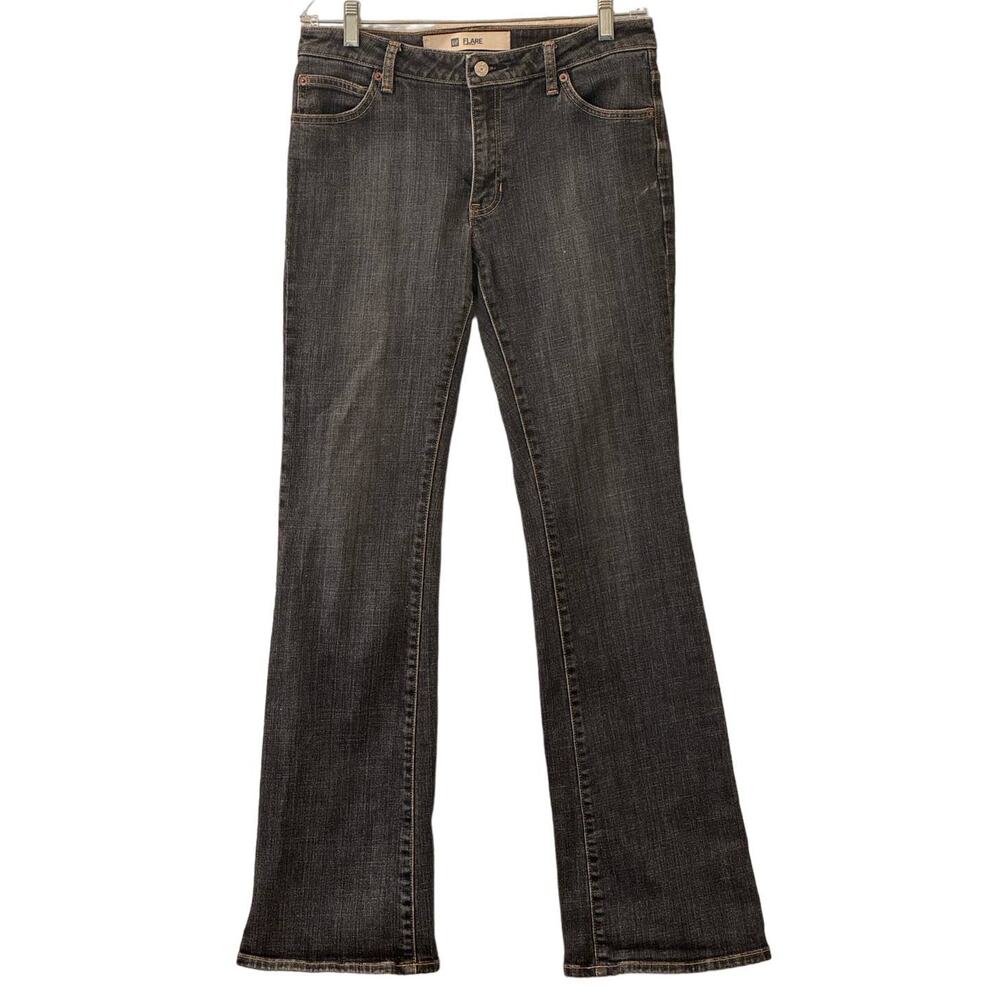 GAP Flare Stretch Mid-Rise Denim Jeans with Defects Womens Size 8 Long